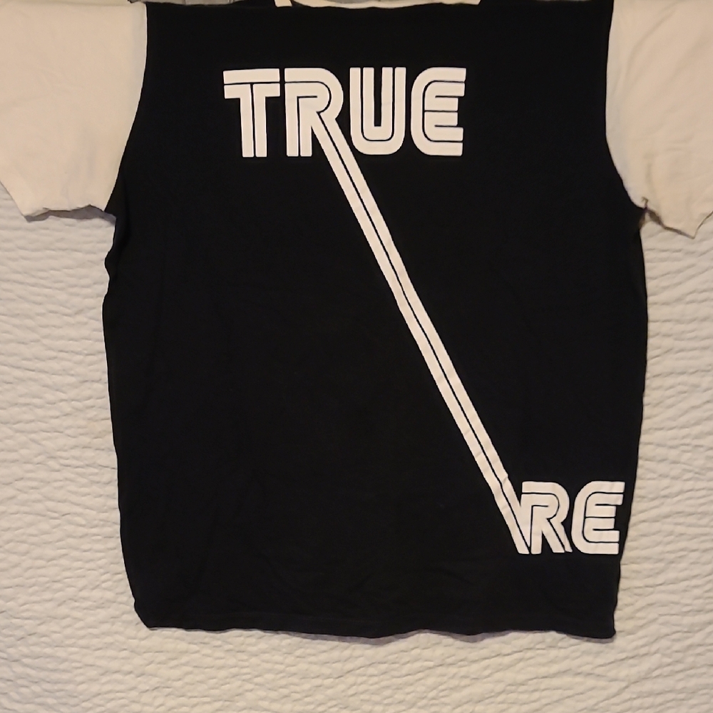 True Religion Black and White Men's Shirt